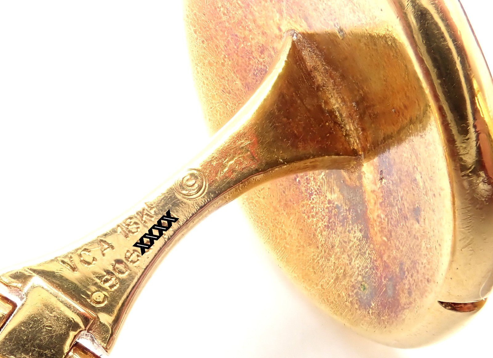 Vintage! Van Cleef & Arpels G. L'Enfant 18k Yellow Gold Zodiac Taurus Cufflinks | Fortrove