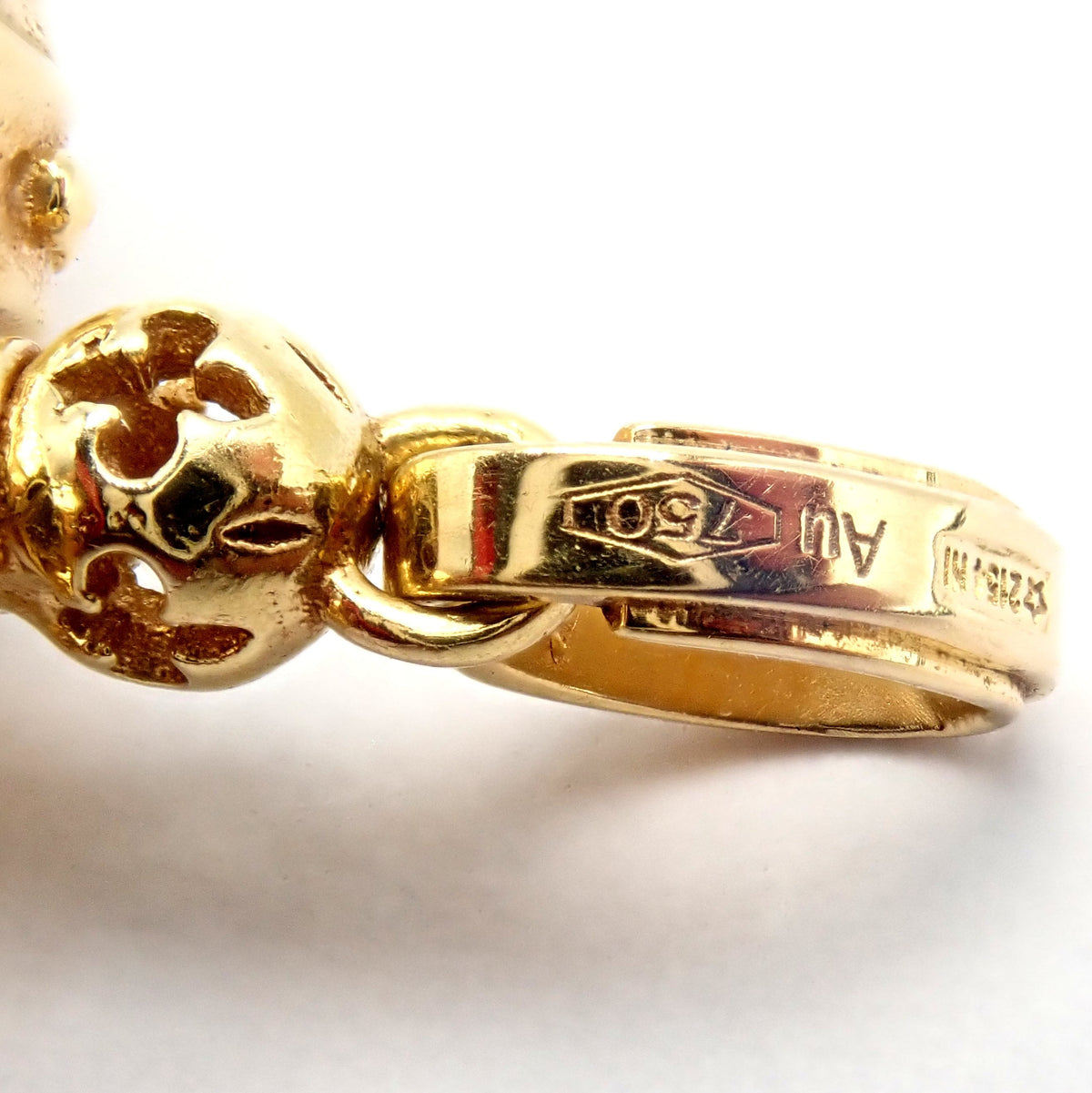 Dolce&Gabbana Jewelry & Watches:Fine Jewelry:Necklaces & Pendants Rare Vintage Dolce & Gabbana 18k Yellow Gold Crown Ancient Coin Pendant Charm
