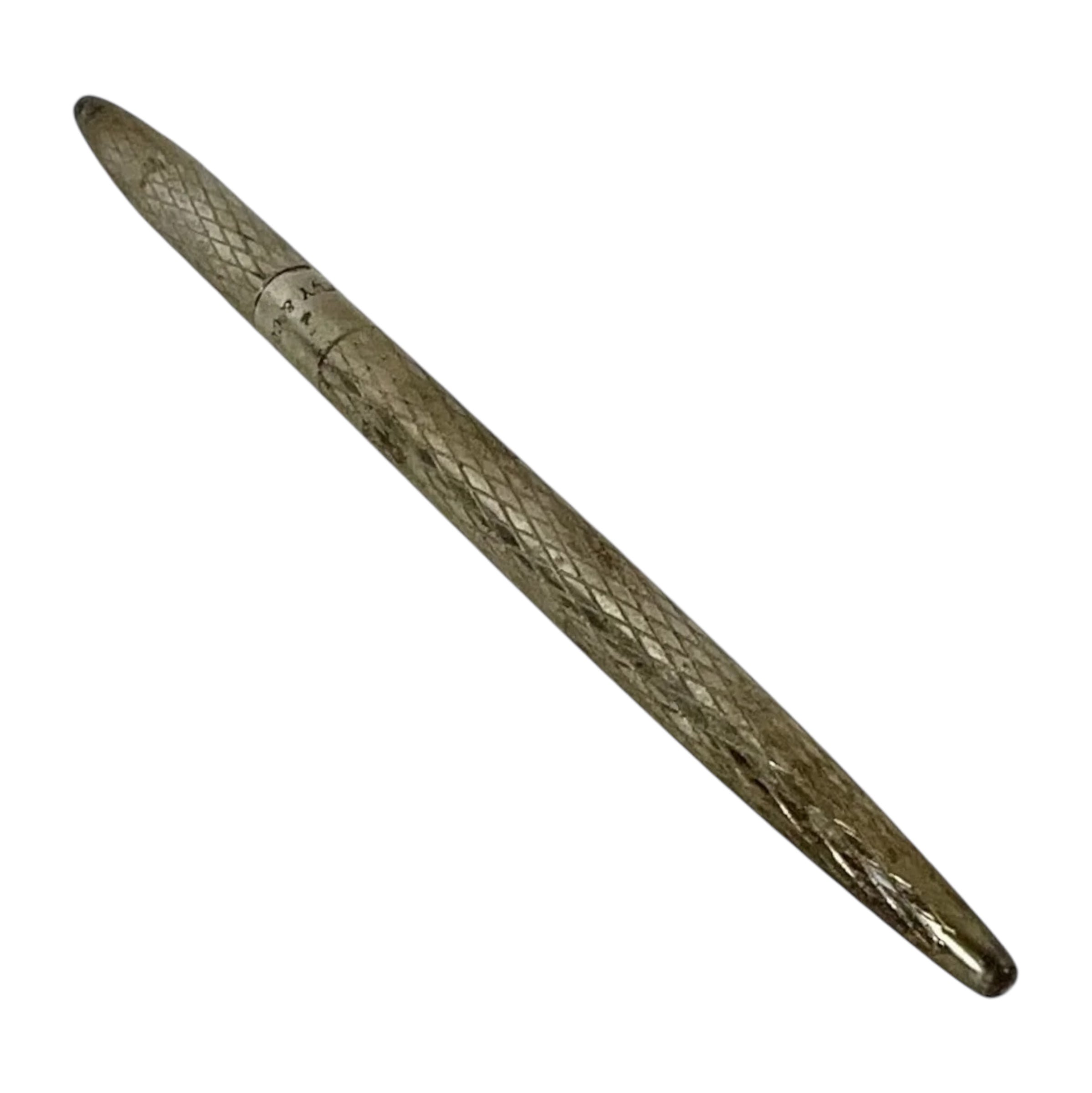 Tiffany & Co. Diamond-Textured Sterling Silver Ballpoint Pen