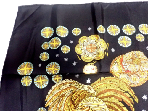 Authentic RARE! Hermes Carre Le Roy Soleil The Sun King Vintage 90cm Silk Scarf | Fortrove