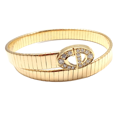 Christian Dior Unisex Diamonds Citrine Ring