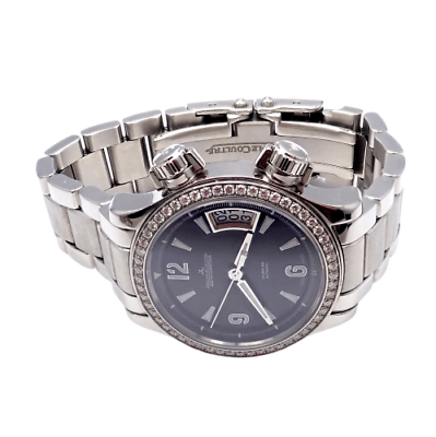 Jaeger LeCoultre Master Compressor Factory Diamond Automatic Watch +Extra Band | Fortrove