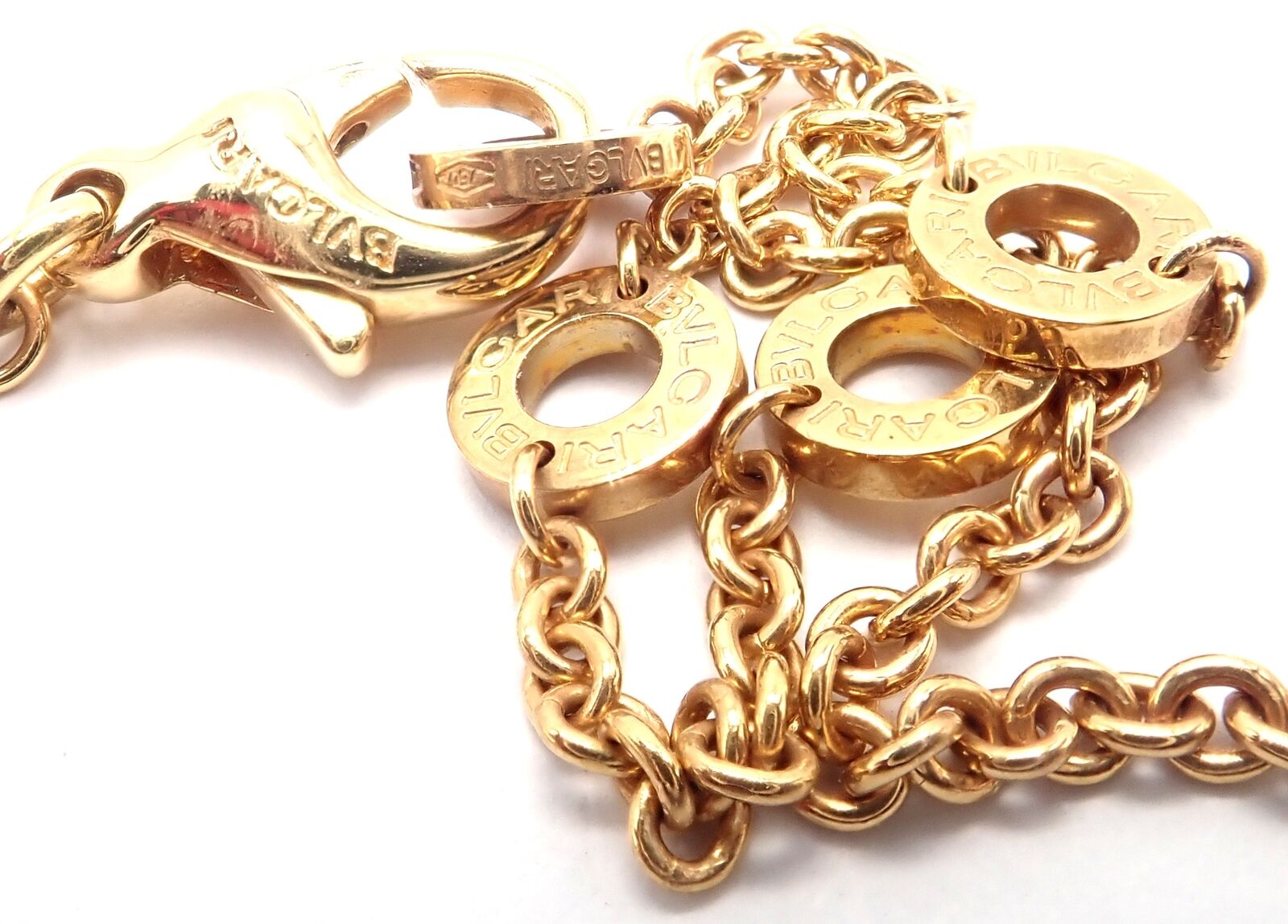 Bulgari Jewelry & Watches:Fine Jewelry:Necklaces & Pendants Authentic! Bulgari Bvlgari Cerchi Astrale 18k Yellow Gold Pendant Necklace