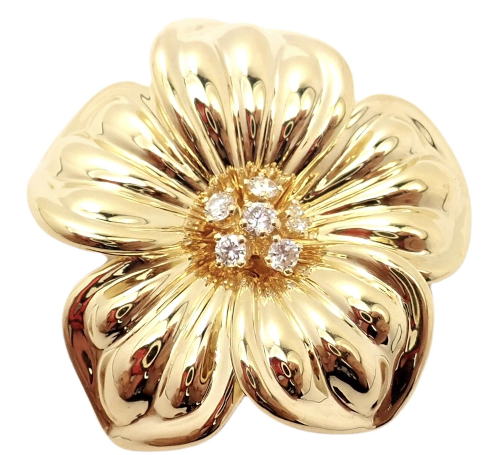 Magnolia Flower Statement Brooch