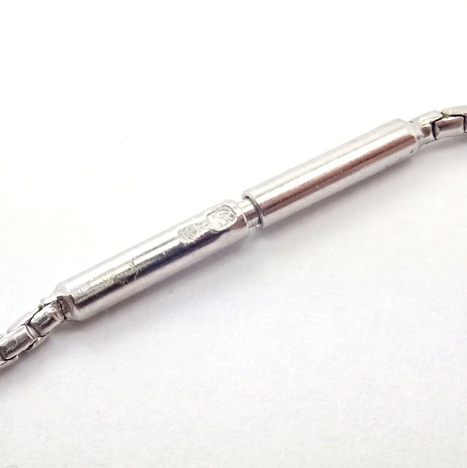 Rare Authentic H. Stern 18k White Gold Diamond Teardrop Bracelet | Fortrove