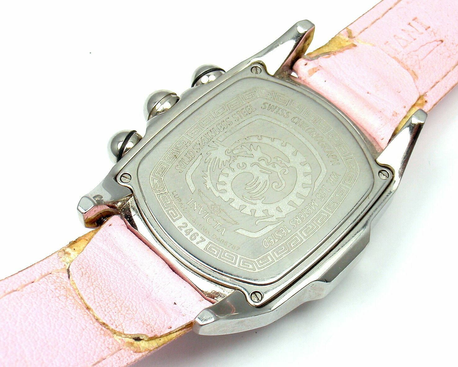Rare! Invicta Large Dragon Lupah Pink Mother of Pearl Quartz Mens Watch 2467 | Fortrove