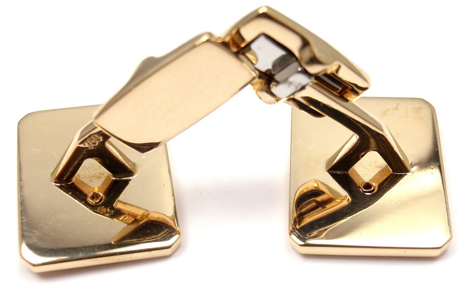 Piaget Jewelry & Watches:Men's Jewelry:Cufflinks Rare! Authentic Piaget 18k Yellow Gold Black Onyx Cufflinks