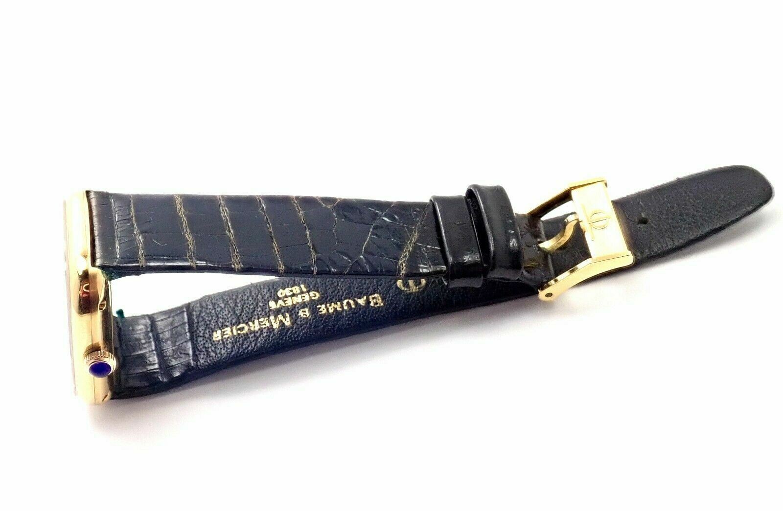 Authentic! Baume & Mercier 18k Yellow Gold Manual Wind Watch 38304 | Fortrove