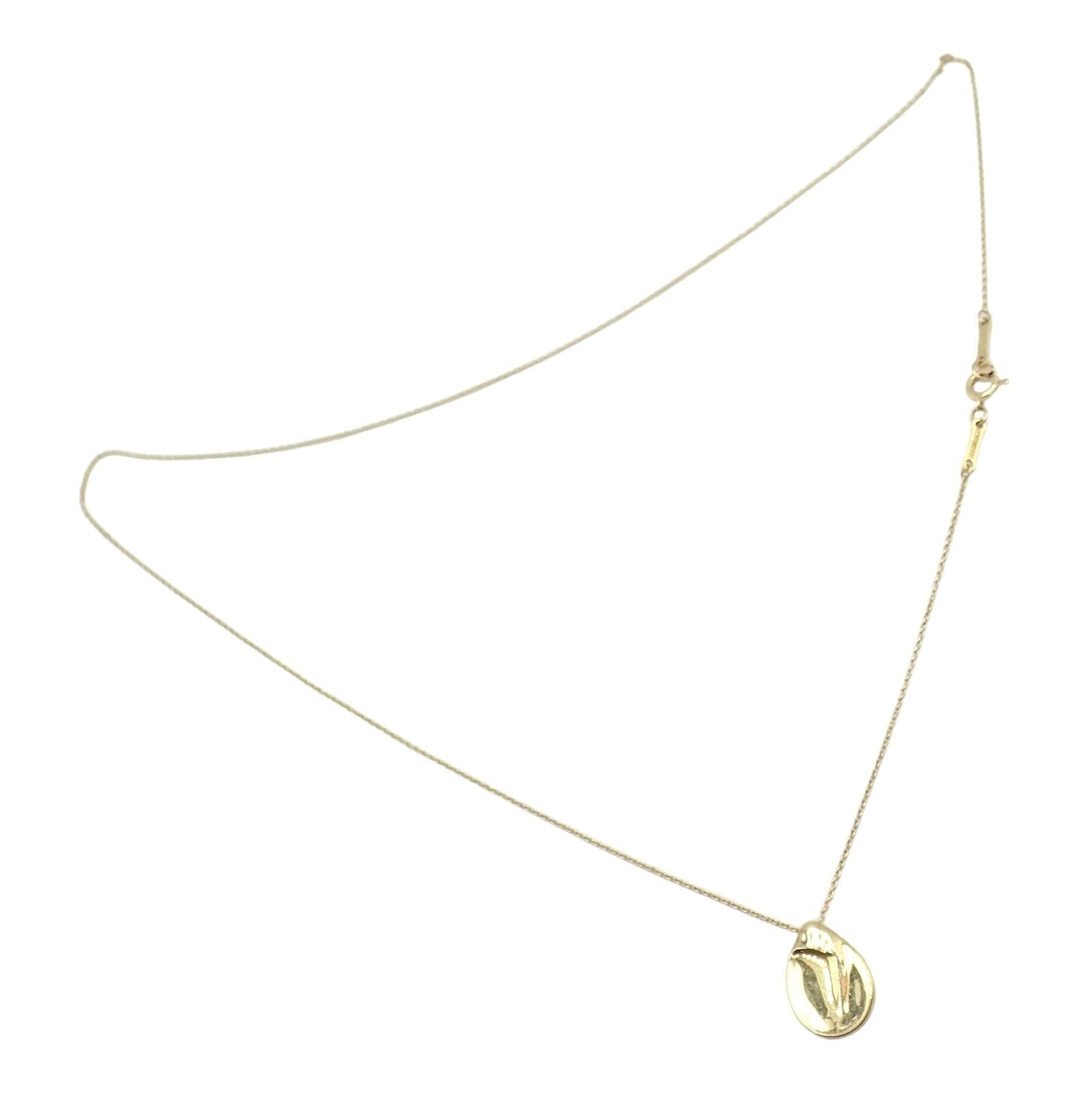 Tiffany & Co Peretti 18k Yellow Gold Madonna Pendant Sweet Mini Chain Necklace | Fortrove