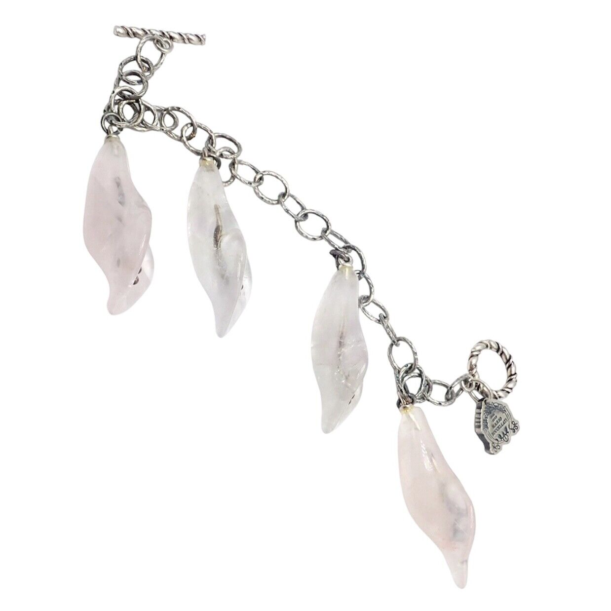 Rare! Vintage Mario Buccellati Silver Quartz Calla Lily Bracelet | Fortrove