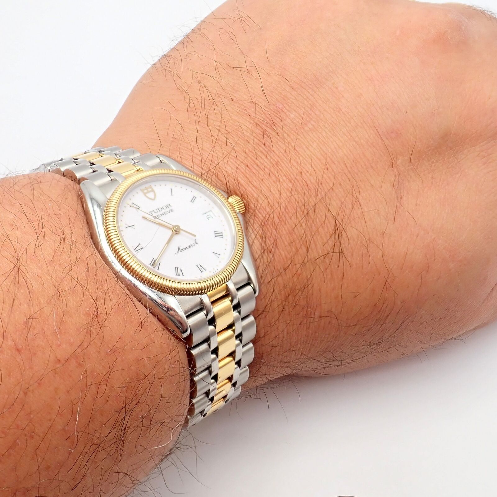 Authentic Vintage! 1991 Tudor Stainless Steel Two Tone Quartz Watch 15733 | Fortrove