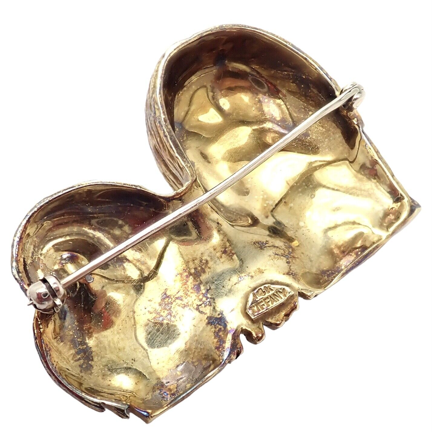 Rare! Vintage Tiffany & Co 14k Yellow Gold Enamel Dog Shih Tzu Brooch Pin 1960's | Fortrove