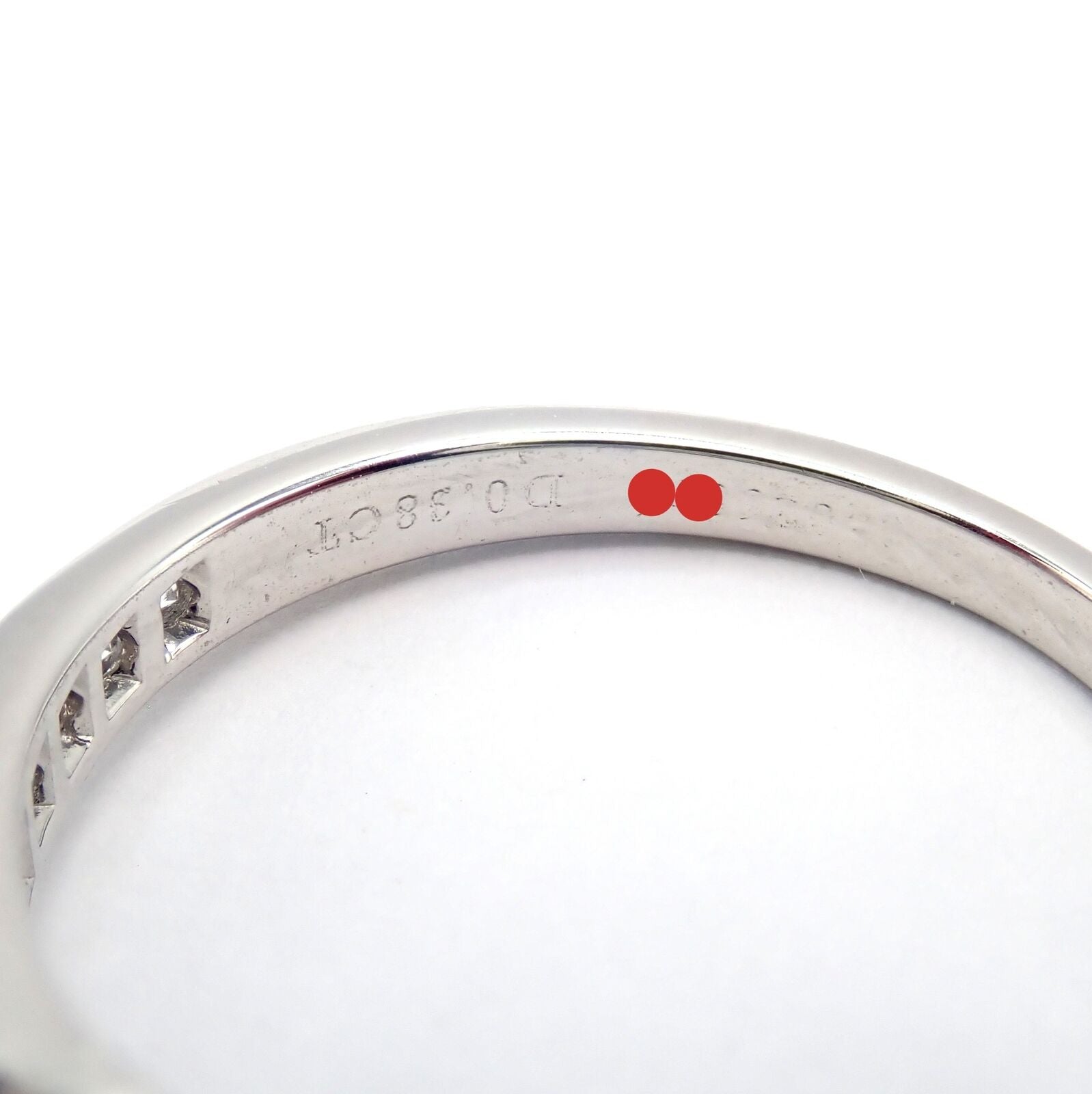 Authentic Tiffany & Co. Platinum 0.59ctw Diamond Engagement Ring sz 5.25 | Fortrove