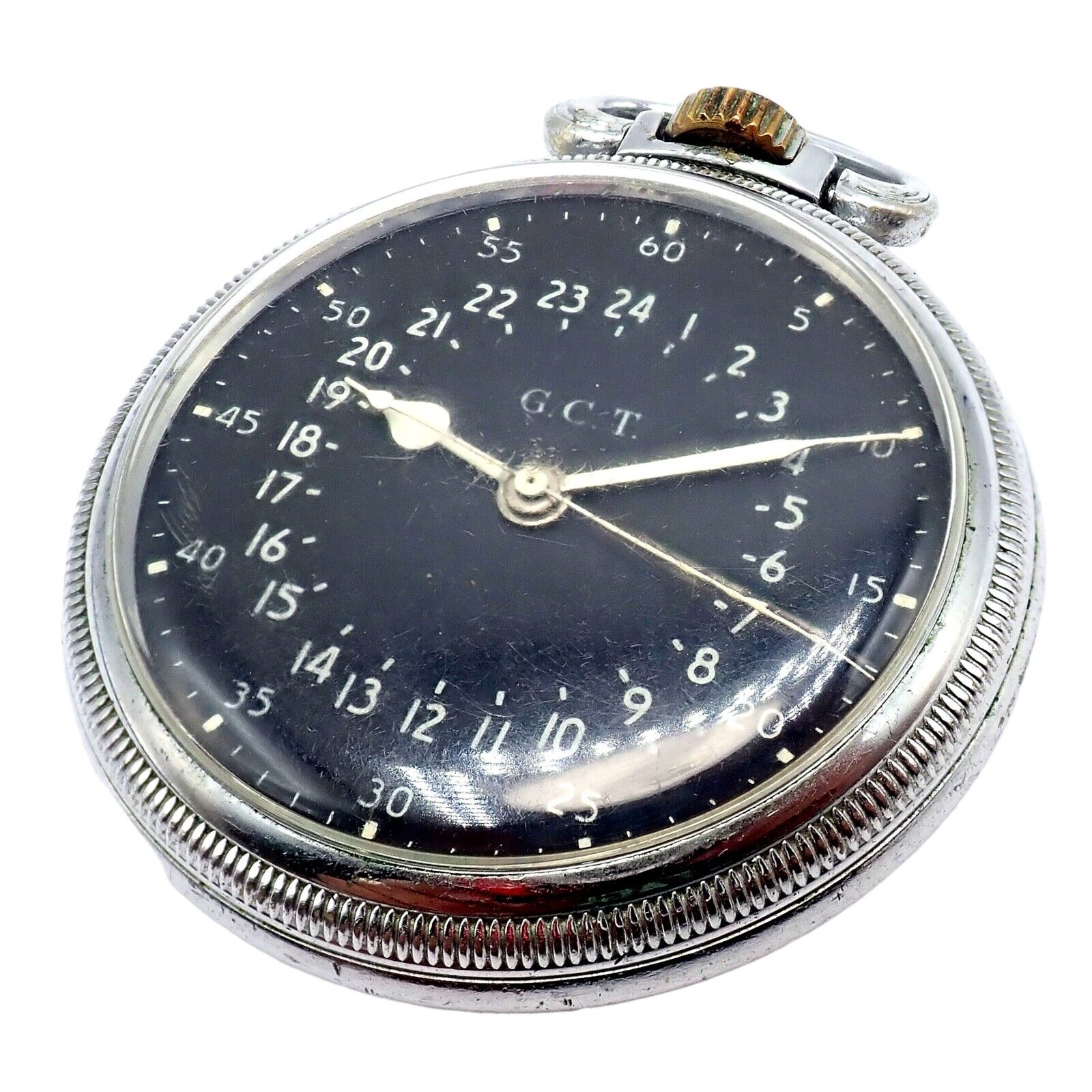 Hamilton GCT Pocket Watch 22 Jewels Dates To 1942 Keeps Exceptional Time 4992B | Fortrove
