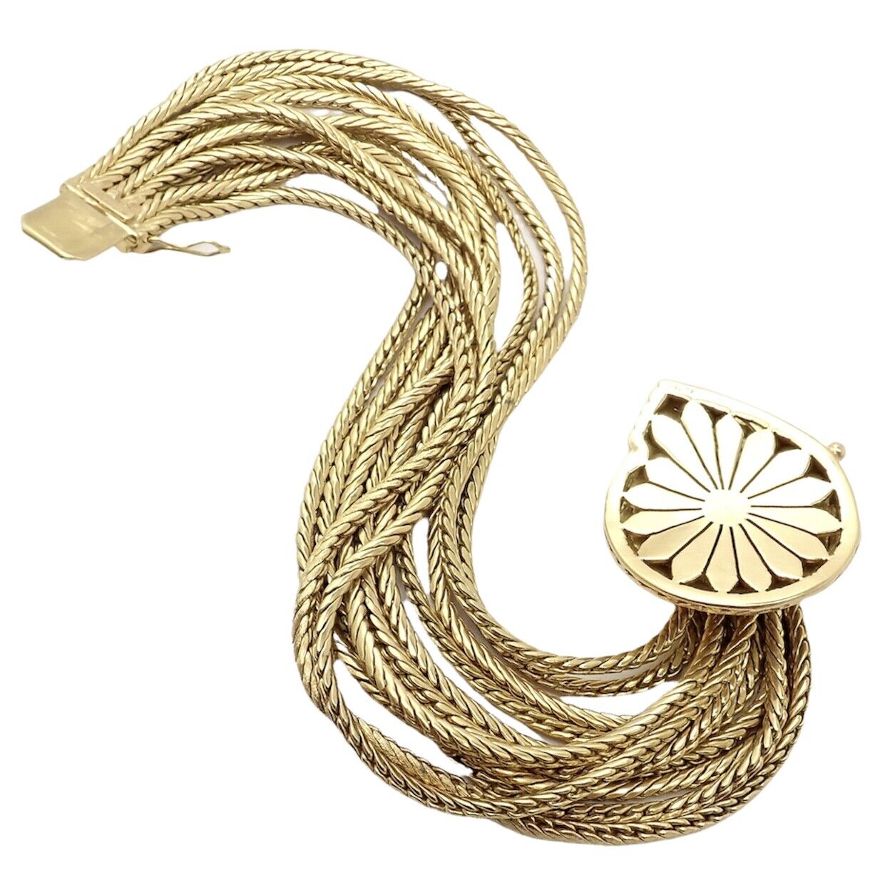 Buccellati Jewelry & Watches:Fine Jewelry:Bracelets & Charms Authentic! Vintage Mario Buccellati 18k Yellow Gold 11 Strand Rope Bracelet