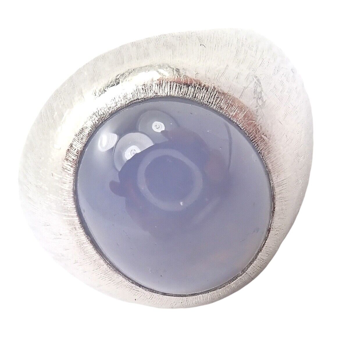 Rare Vintage Buccellati Platinum Large Cabochon Star Sapphire Ring | Fortrove
