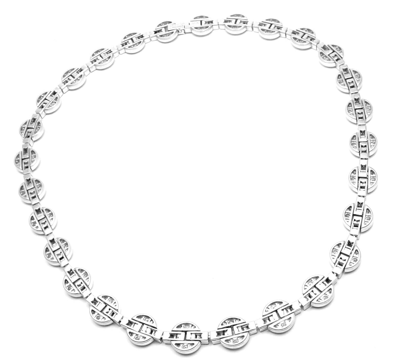 Rare! Authentic Cartier Orissa 18k White Gold Diamond Necklace Certificate Box | Fortrove