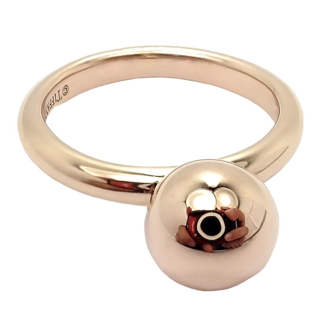 Tiffany & Co. 18k Yellow Gold New York Ball Globe Ring Sz 3.75 | Fortrove