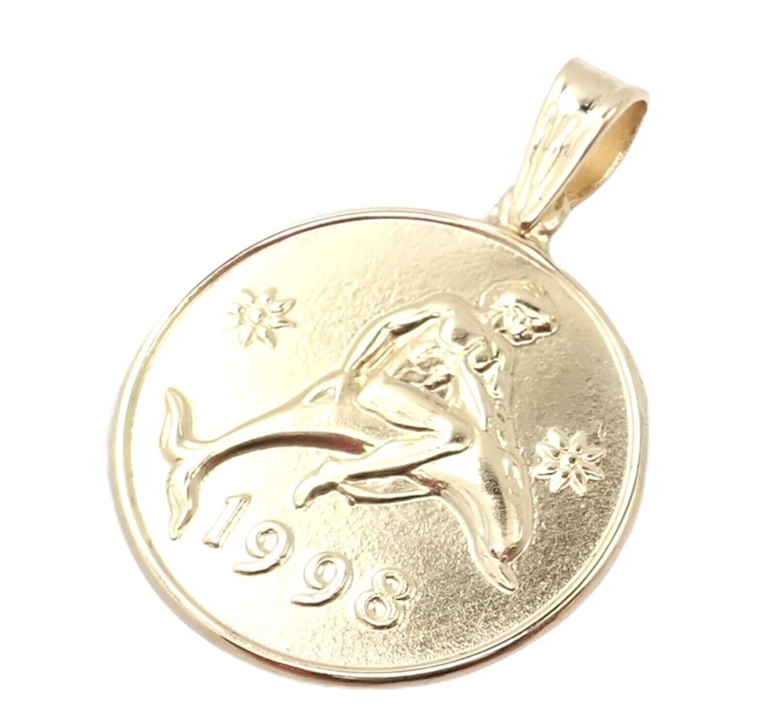 Rare! Vintage Ilias Lalaounis Good Luck Dolphin Boy Charm Pendant 1998 | Fortrove