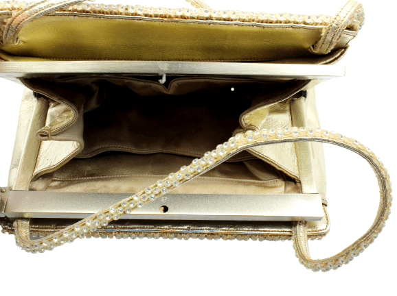 Judith Leiber Swarovski Crystal Swan White Clutch Purse Evening Bag | Fortrove