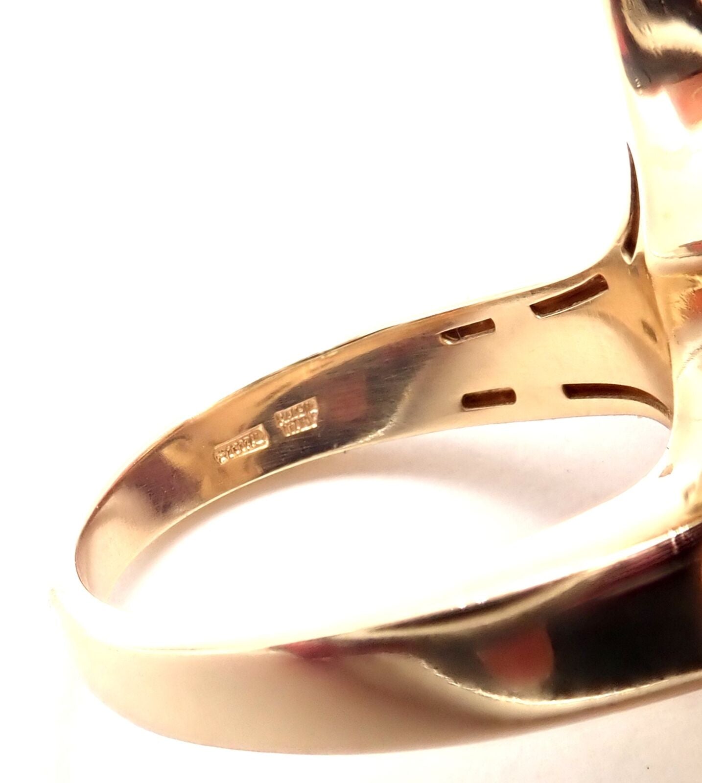 Authentic! Bvlgari Bulgari Cicladi 18k Yellow Gold Large Ring | Fortrove