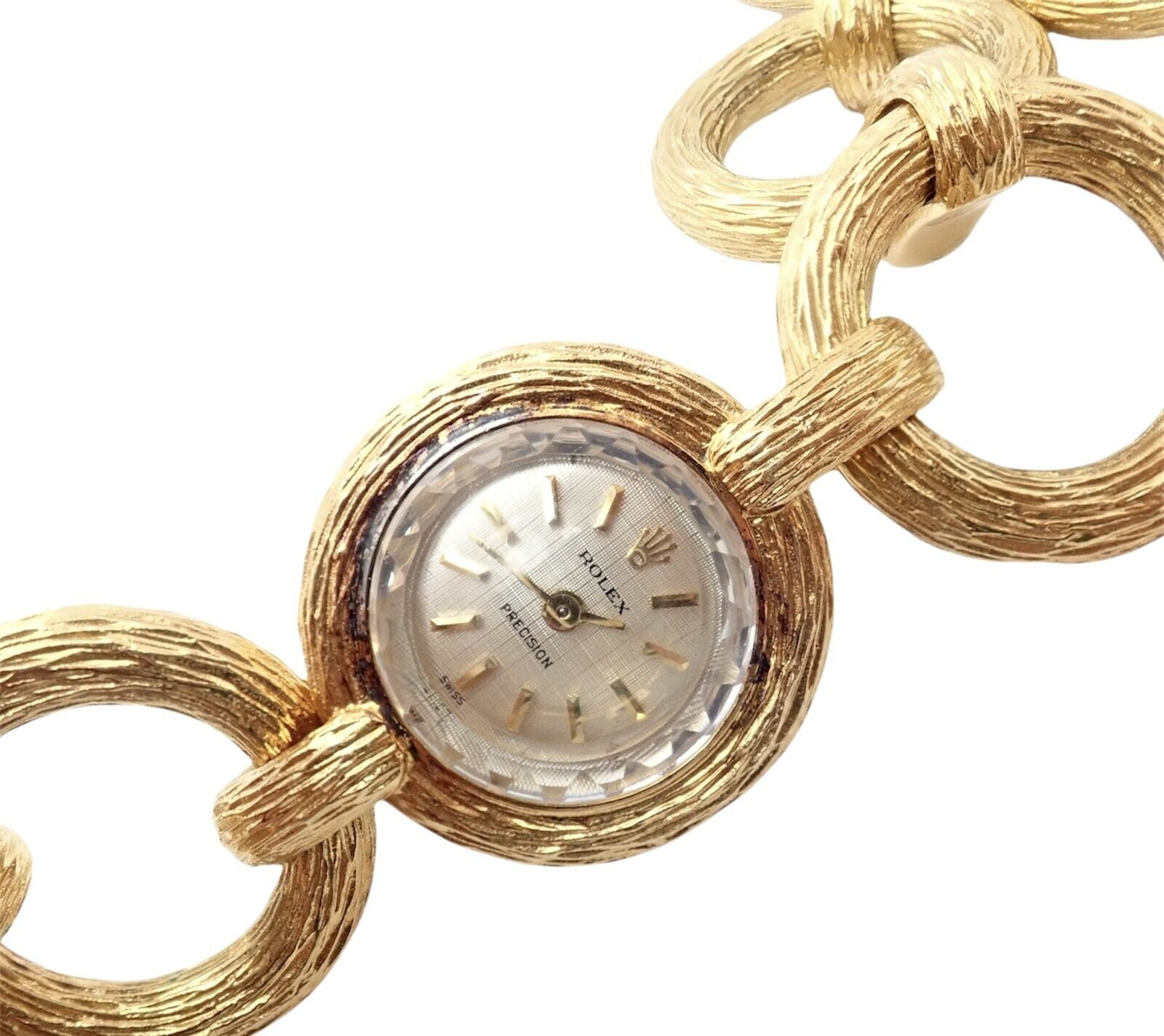 Vintage Yellow Gold Triple Signed Bracelet Watch | Fortrove
