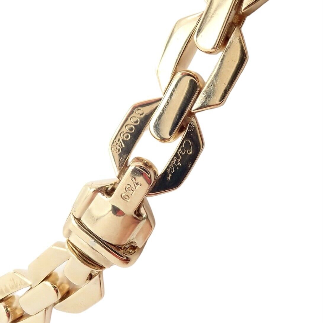 Authentic! Cartier Vintage Fox Trot 18k Yellow Gold Diamond Necklace 1980's | Fortrove