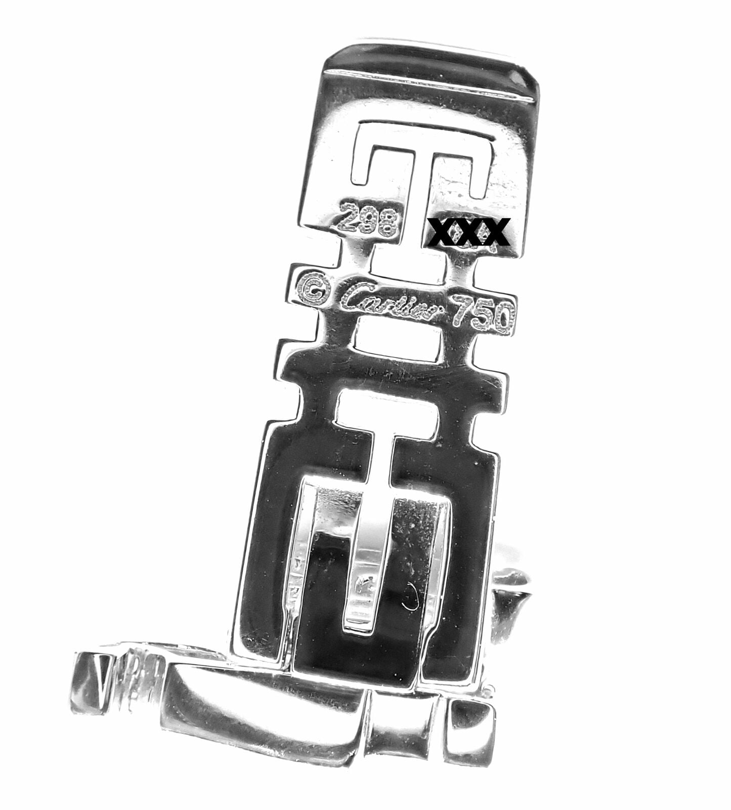 Authentic! Cartier Le Baiser Du Dragon 18k White Gold Diamond Ruby Pin Clip | Fortrove