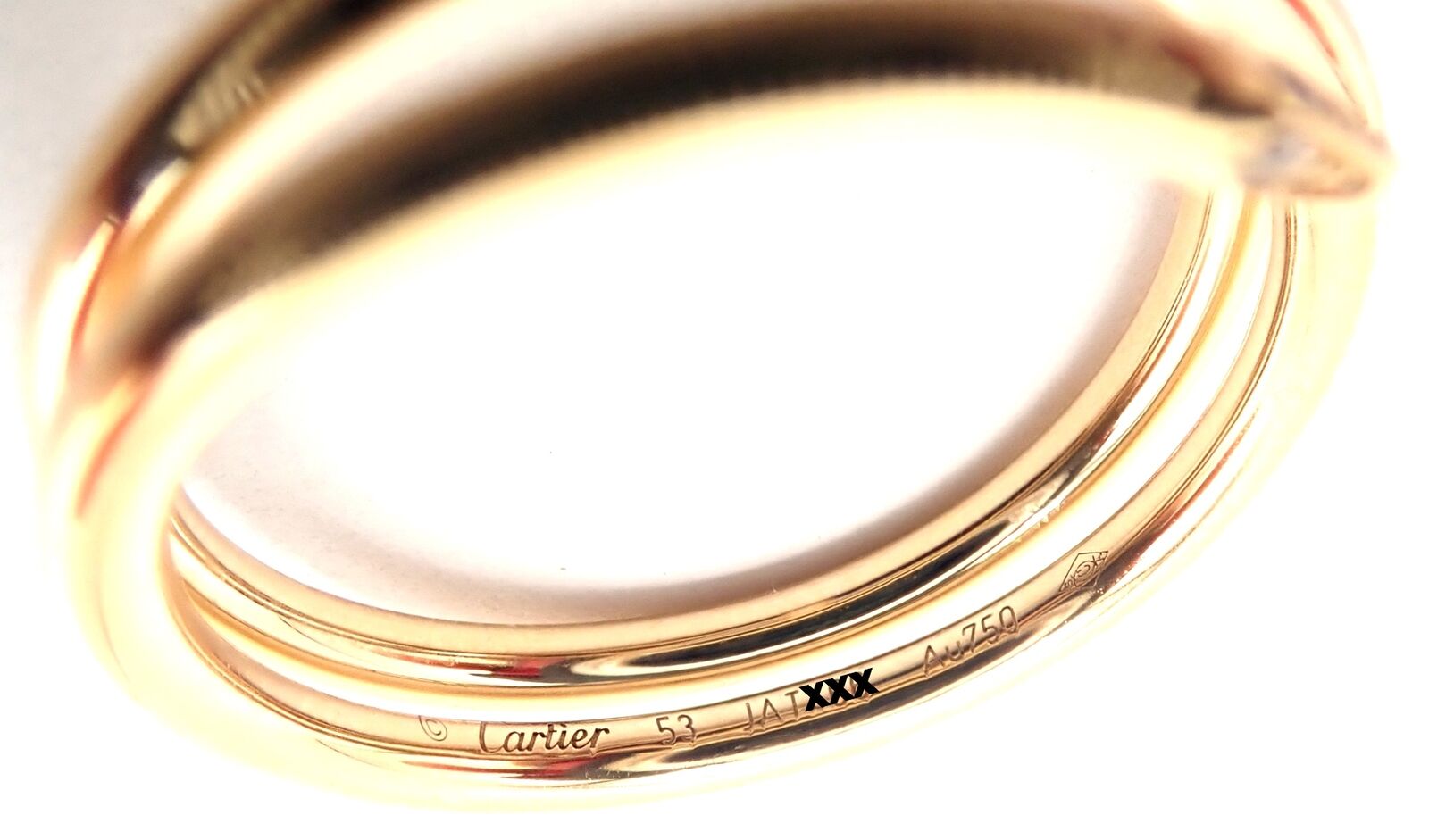 Cartier Juste Un Clou 18k Yellow Gold Diamond Nail Band Ring Size 53 Paper | Fortrove