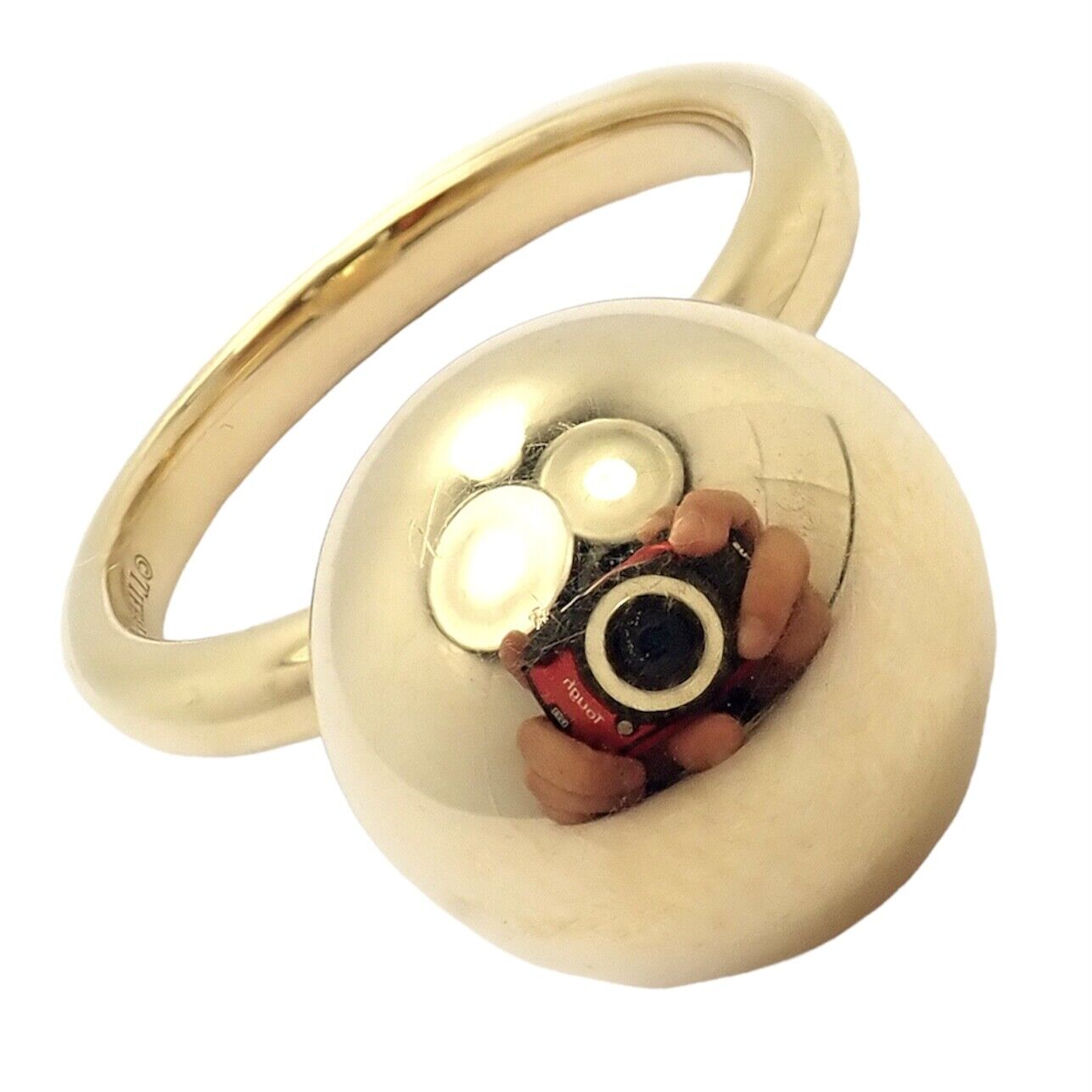 Tiffany gold ball ring Clearance