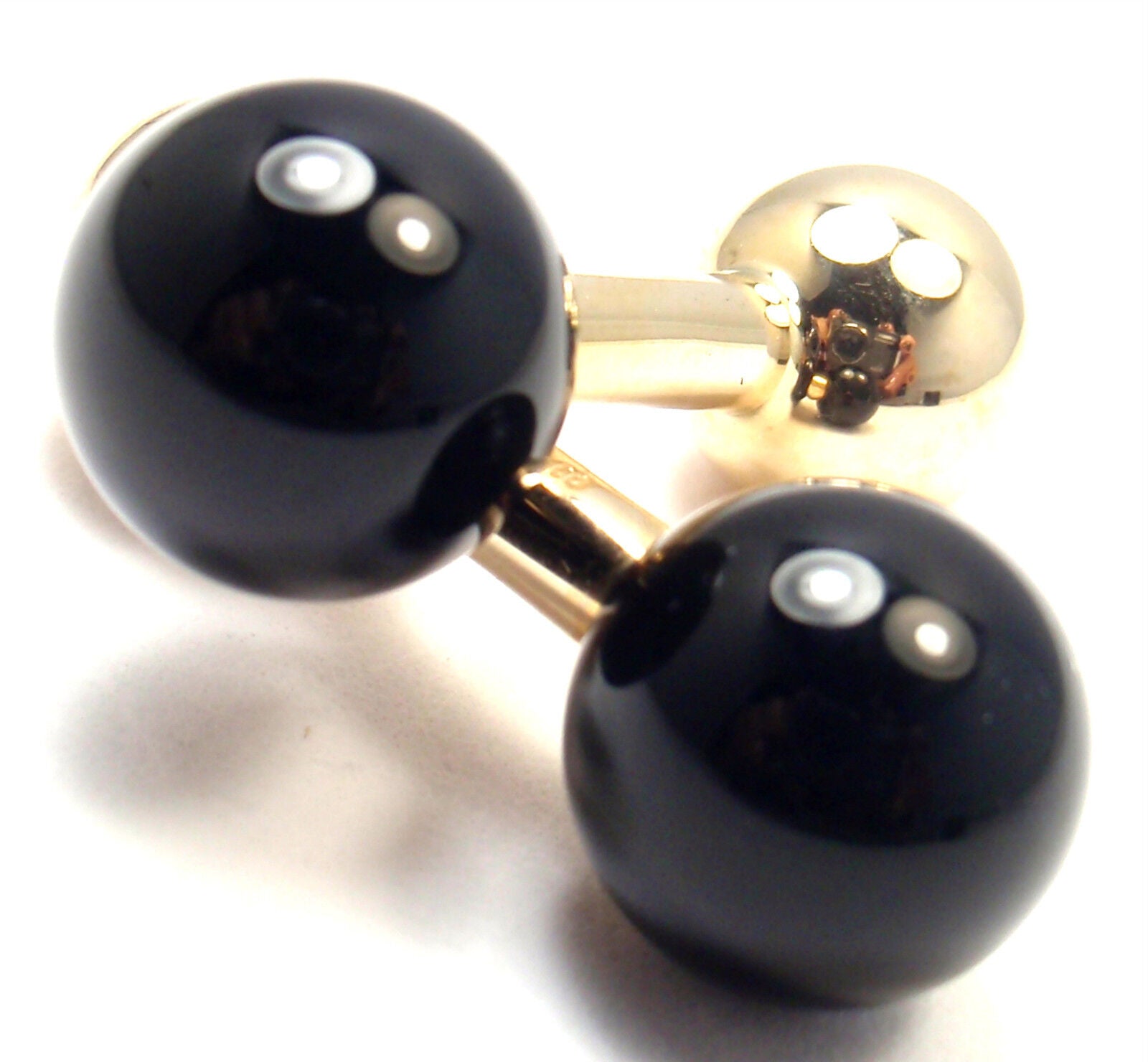 Tiffany & Co. Jewelry & Watches:Men's Jewelry:Cufflinks Authentic! Vintage Tiffany & Co 14k Yellow Gold Black Onyx Cufflinks