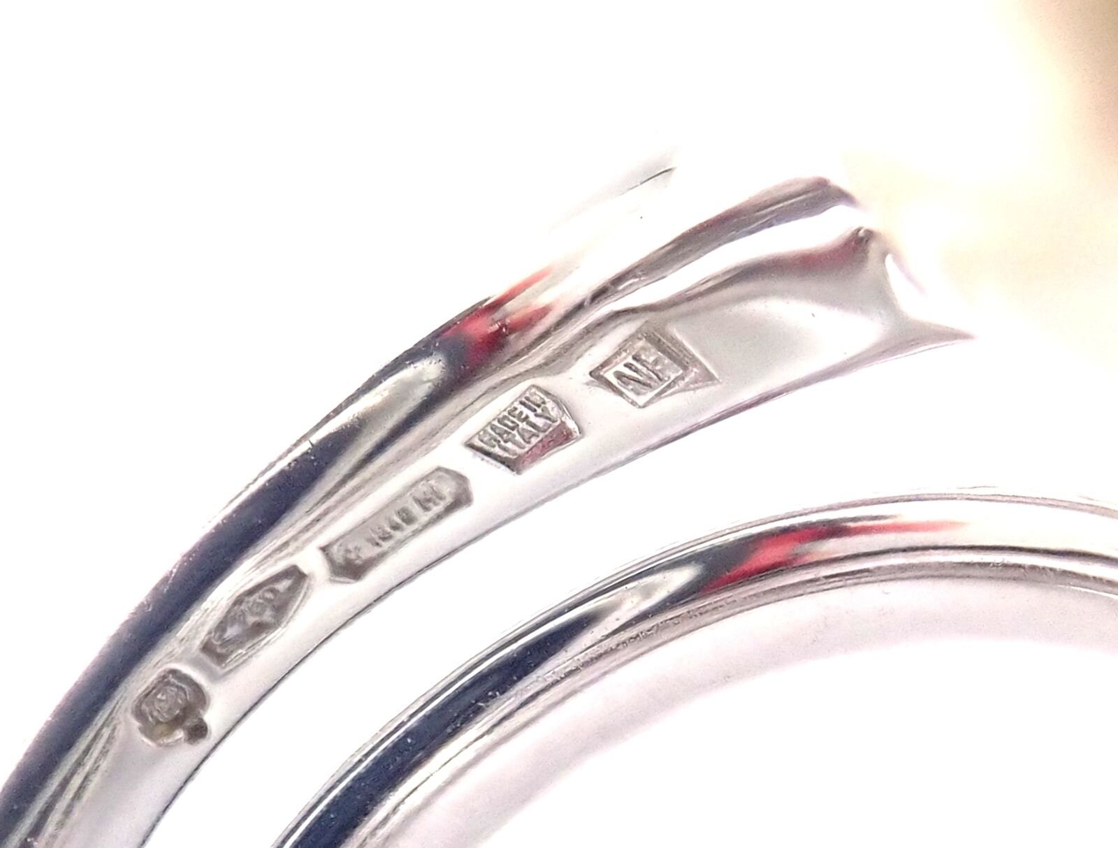 Rare! Authentic Mikimoto 18k White Gold Diamond South Sea Pearl Heart Ring Cert. | Fortrove