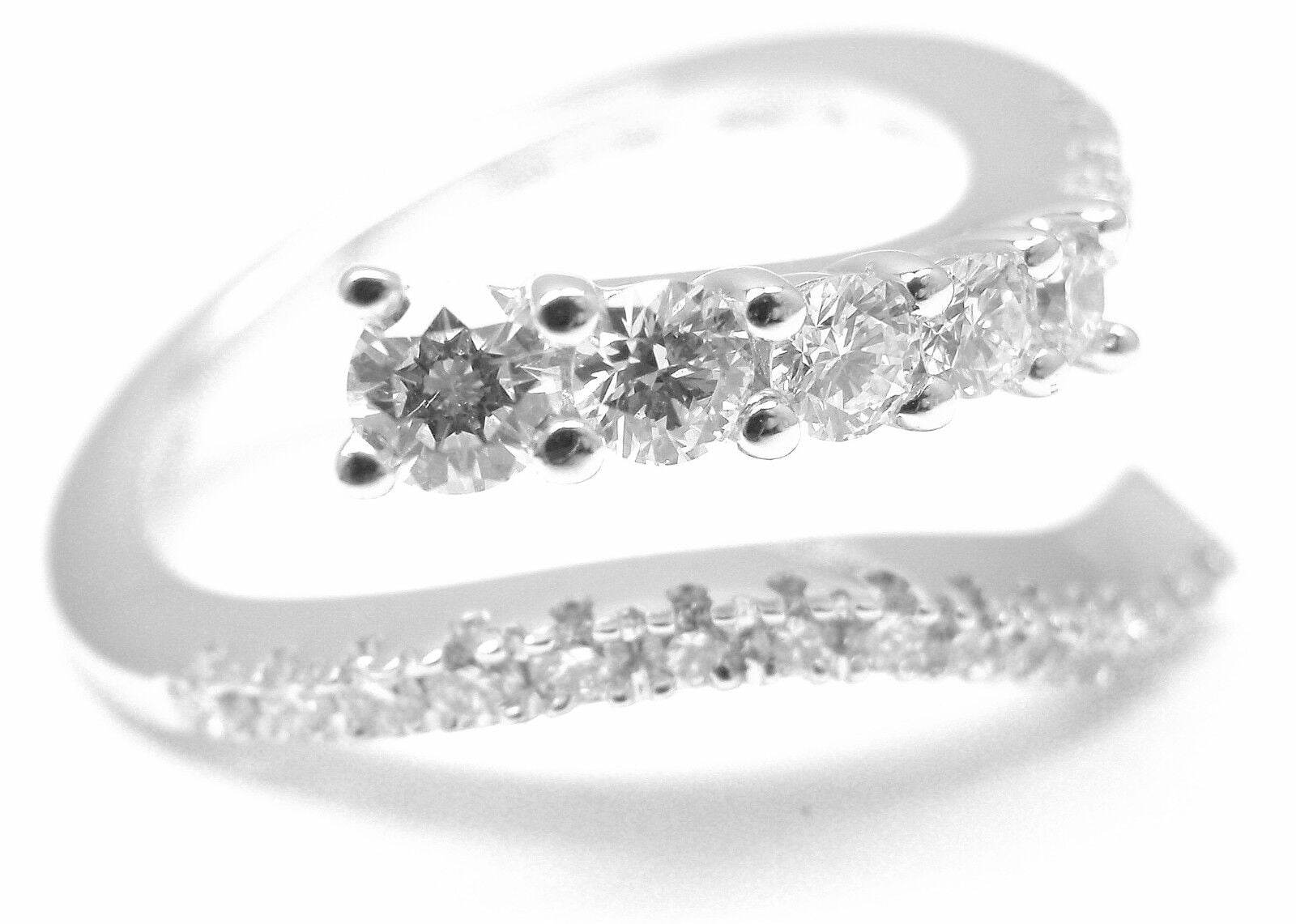 New! Authentic Damiani EDEN 18k White Gold Diamond Band Ring | Fortrove