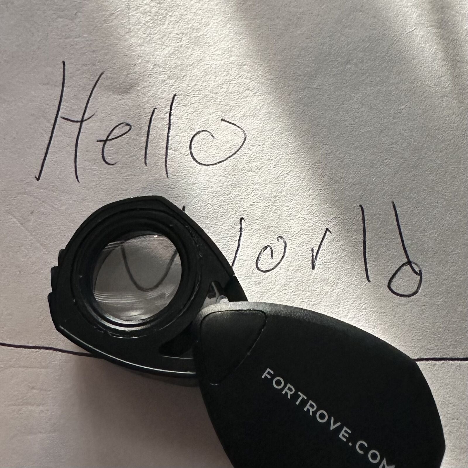 Special Edition 20x Fortrove.com Magnifier Jewelers Folding Glass Loupe | Fortrove