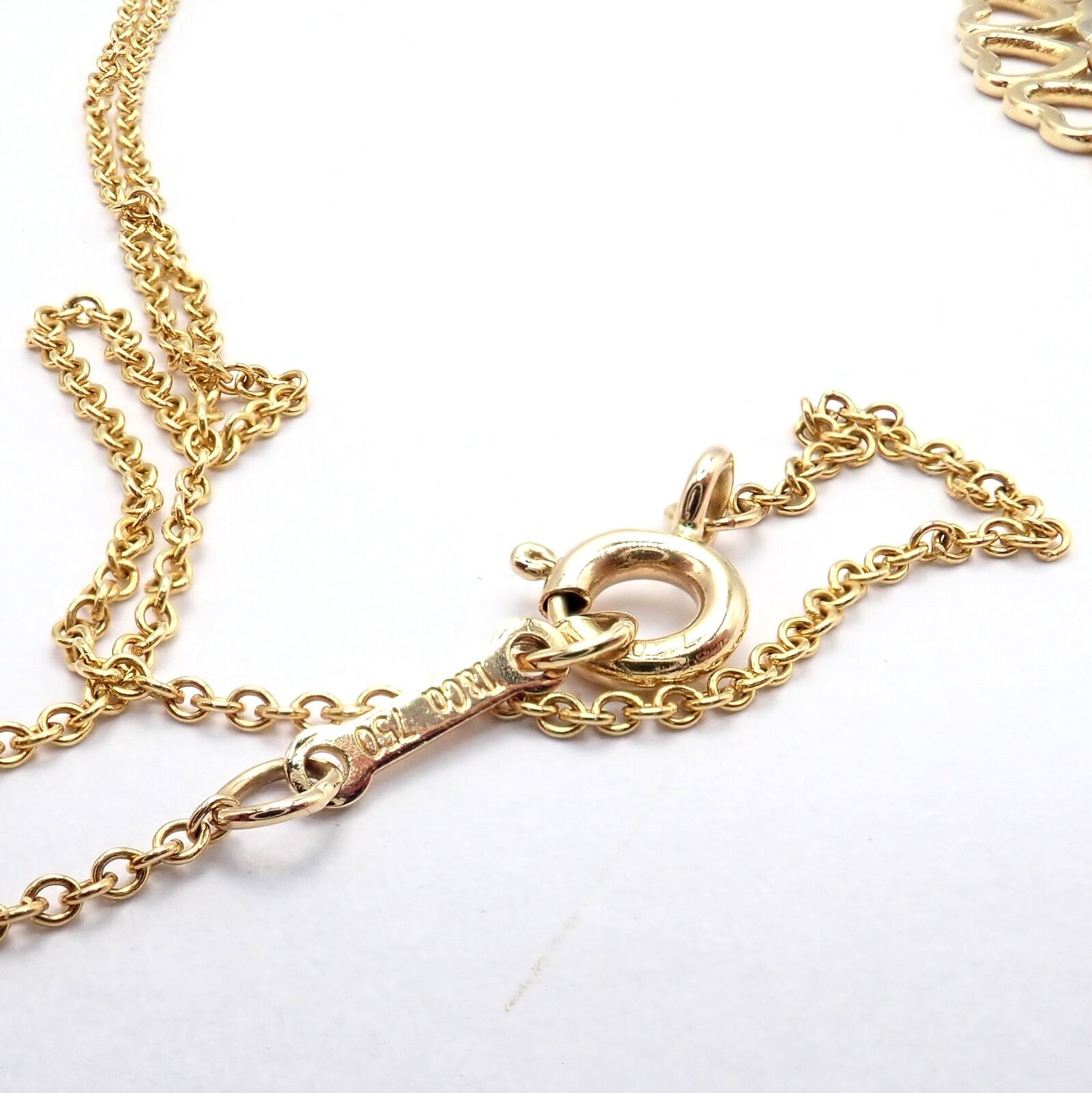 Tiffany & Co Picasso 18k Tri-Color Gold Large Crown of Hearts Pendant Necklace | Fortrove