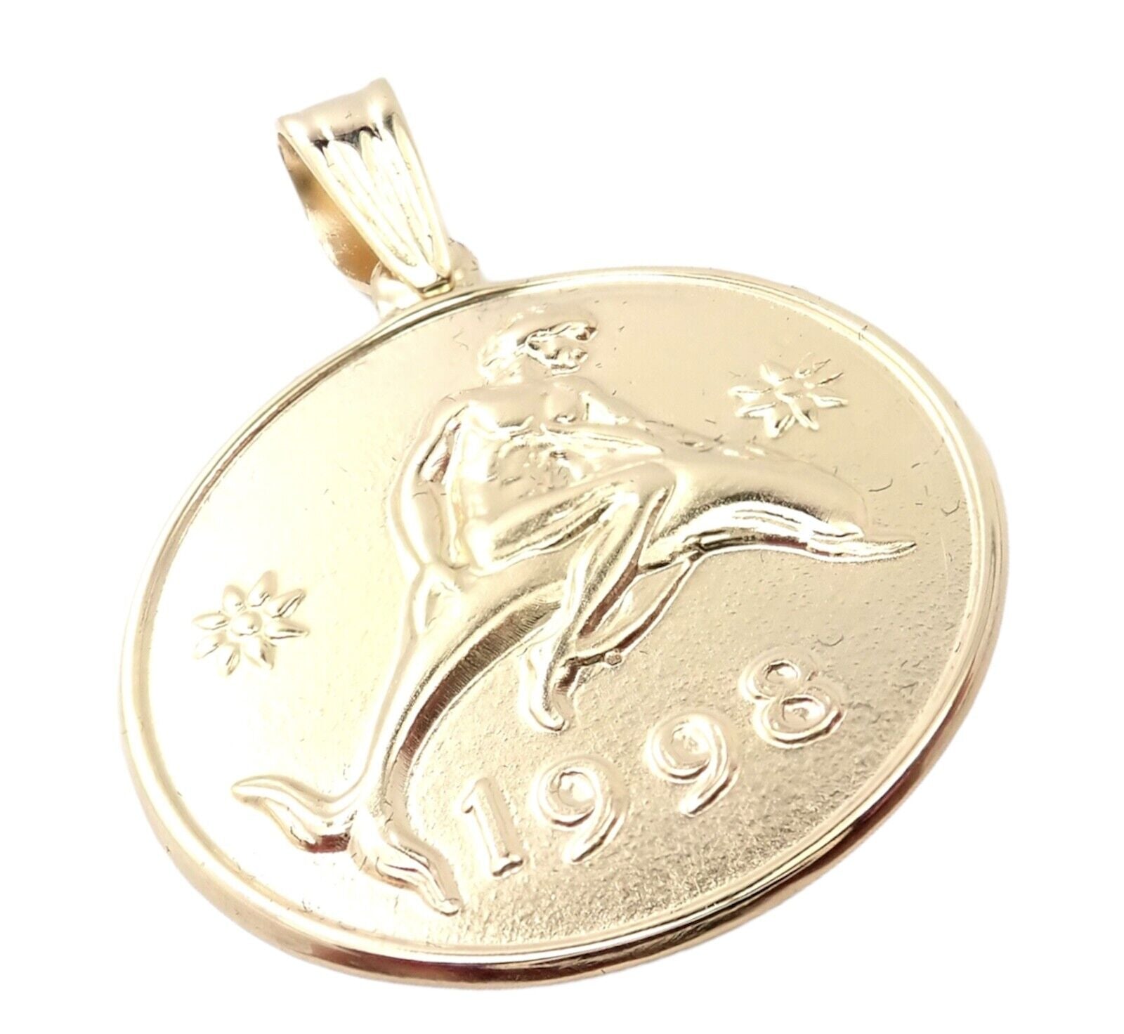 Rare! Vintage Ilias Lalaounis Good Luck Dolphin Boy Charm Pendant 1998 | Fortrove