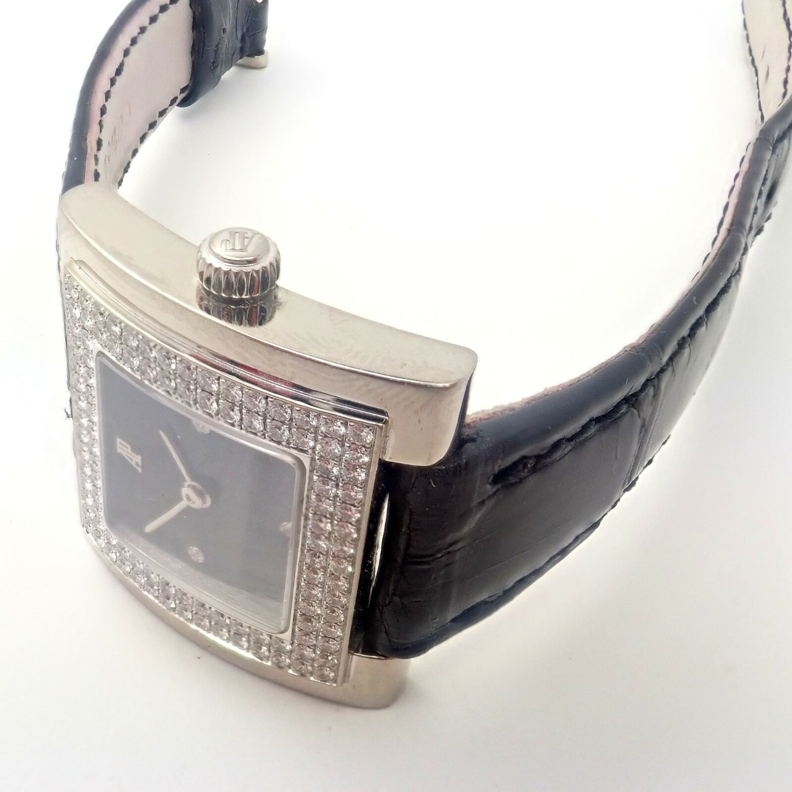 Authentic! Vintage Audemars Piguet 18k White Gold 1.15ct Diamond Ladies Watch | Fortrove