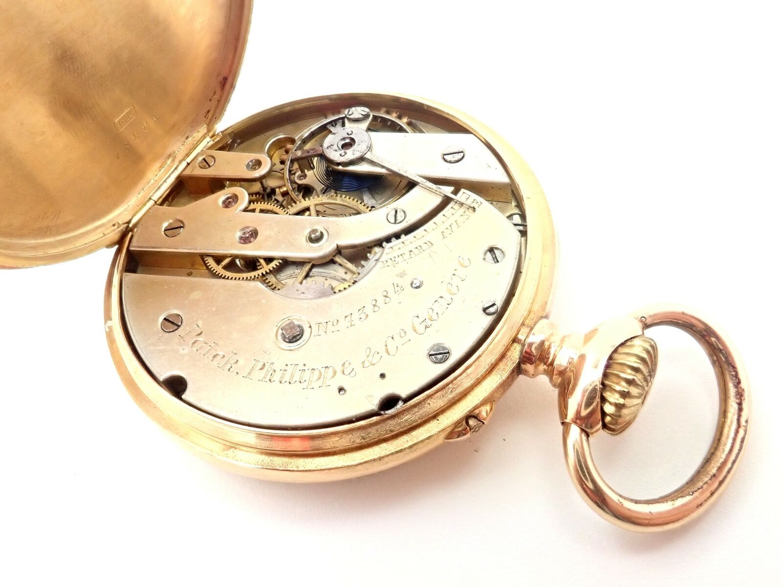 Rare! Patek Philippe 18k Yellow Gold Triple Signed 20s Pocket Watch c. 1890's | Fortrove
