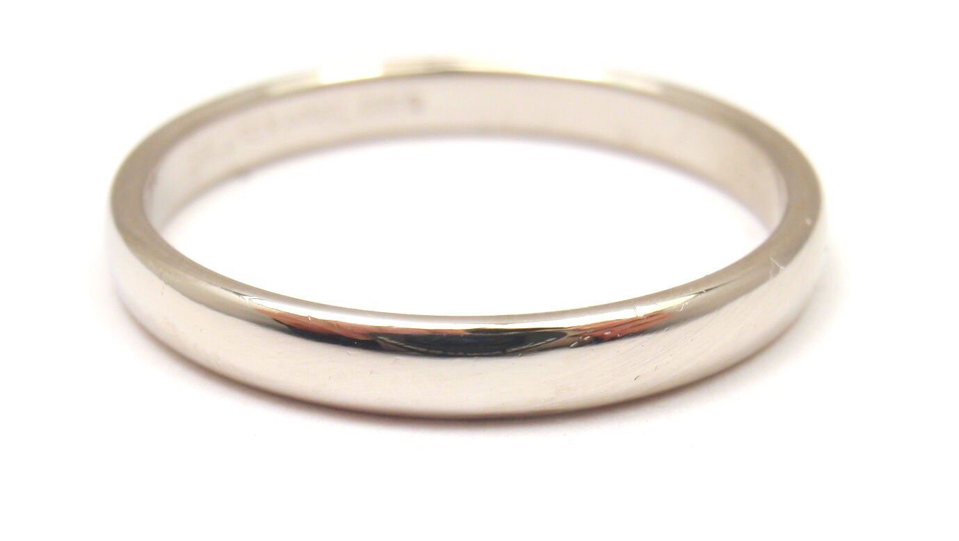 TIFFANY & Co. PLATINUM 3MM MENS WEDDING BAND RING, SIZE 11.25 | Fortrove