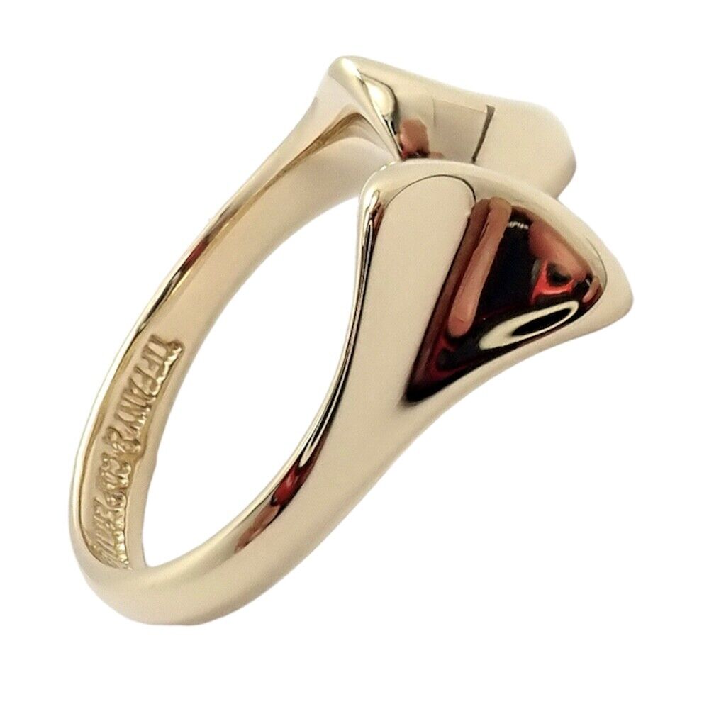 Tiffany & Co. 18k Yellow Gold Peretti Butterfly Bow Ring Sz 5.5 | Fortrove