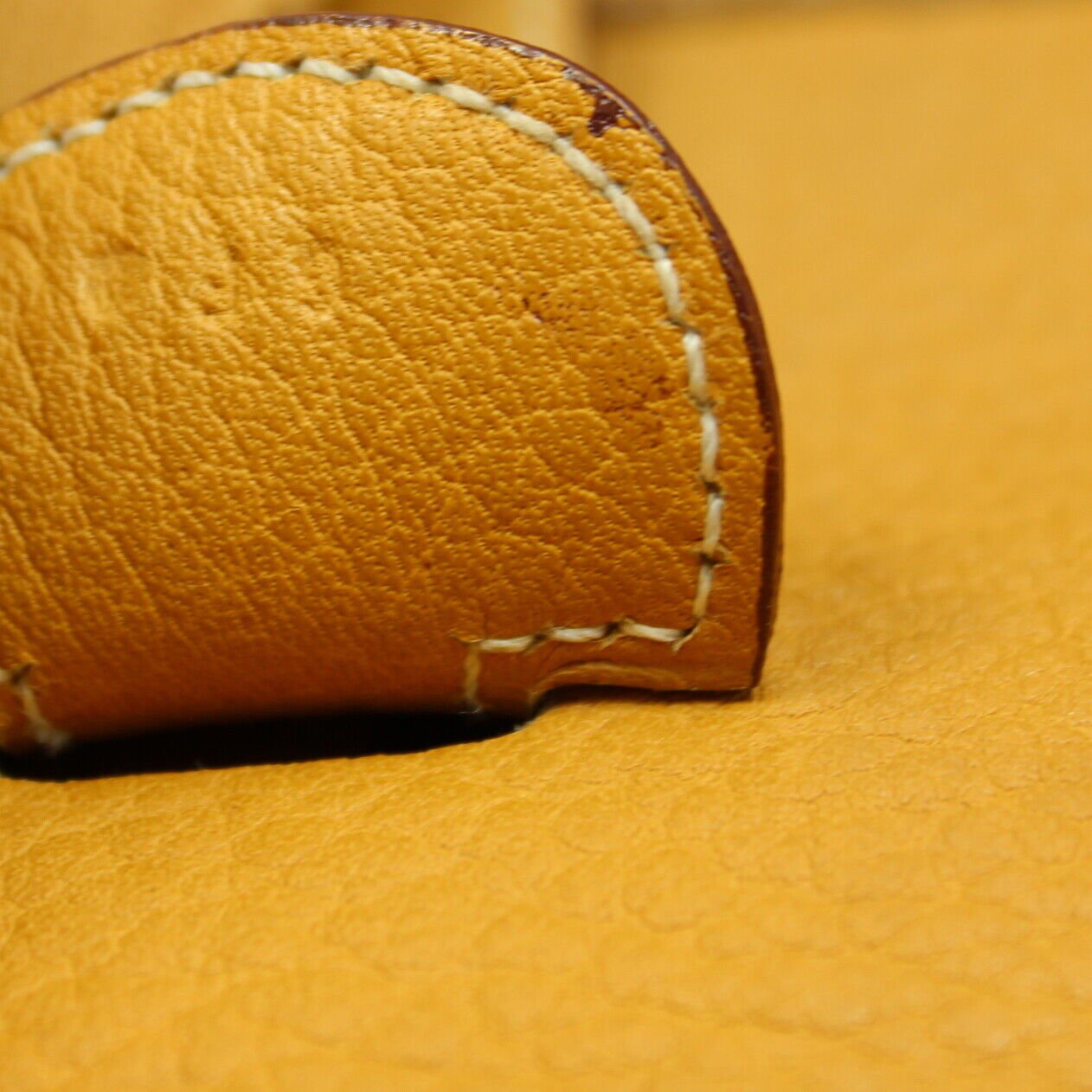 Authentic! Hermes Evelyne Dark Tan Clemence Leather GM Handbag Purse | Fortrove