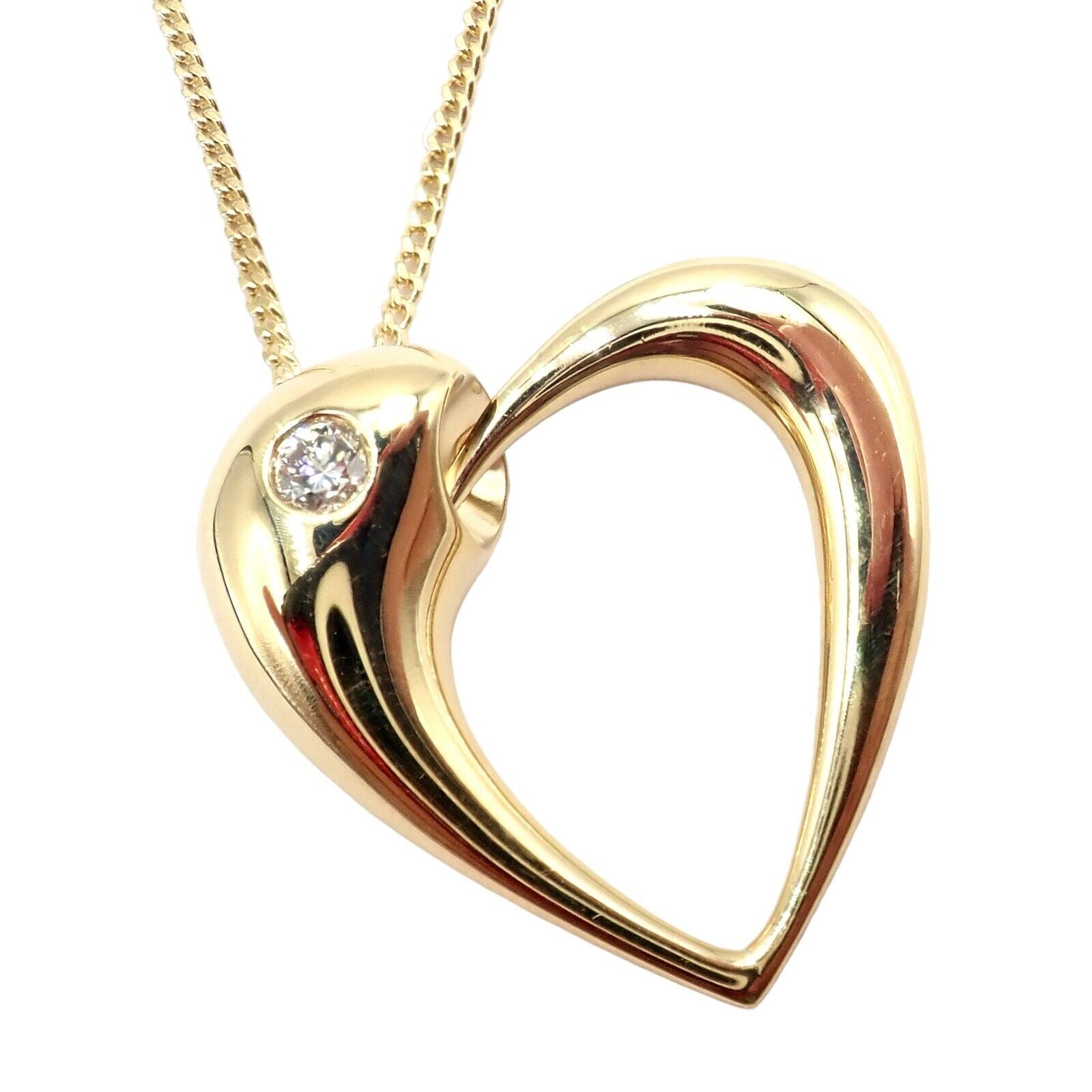 Rare Georg Jensen 18K Yellow Gold Diamond Snake Eating Tail Ouroboros Necklace | Fortrove