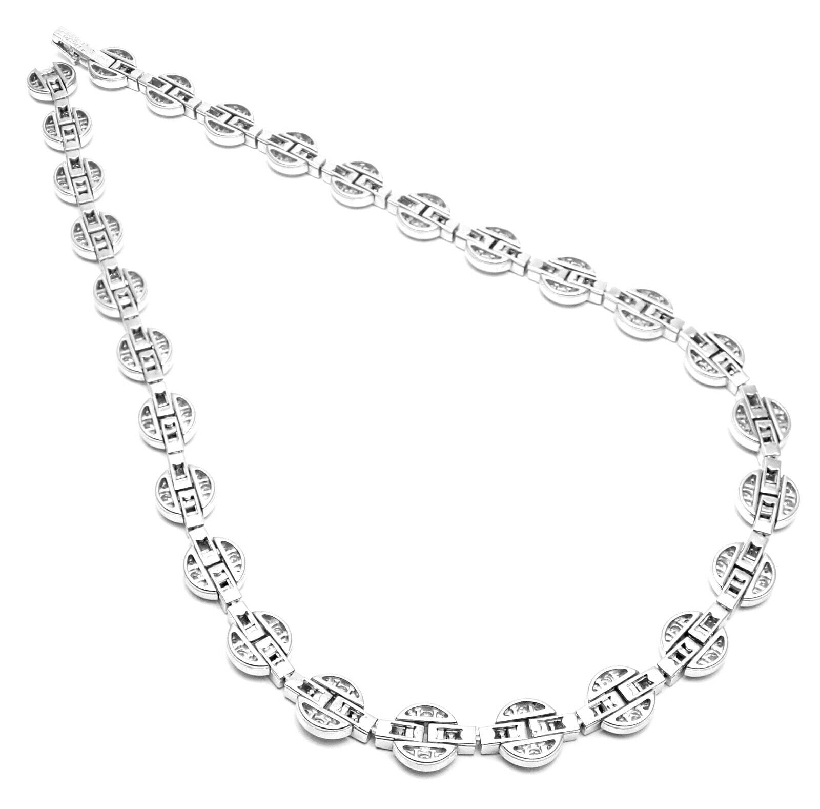 Rare! Authentic Cartier Orissa 18k White Gold Diamond Necklace Certificate Box | Fortrove