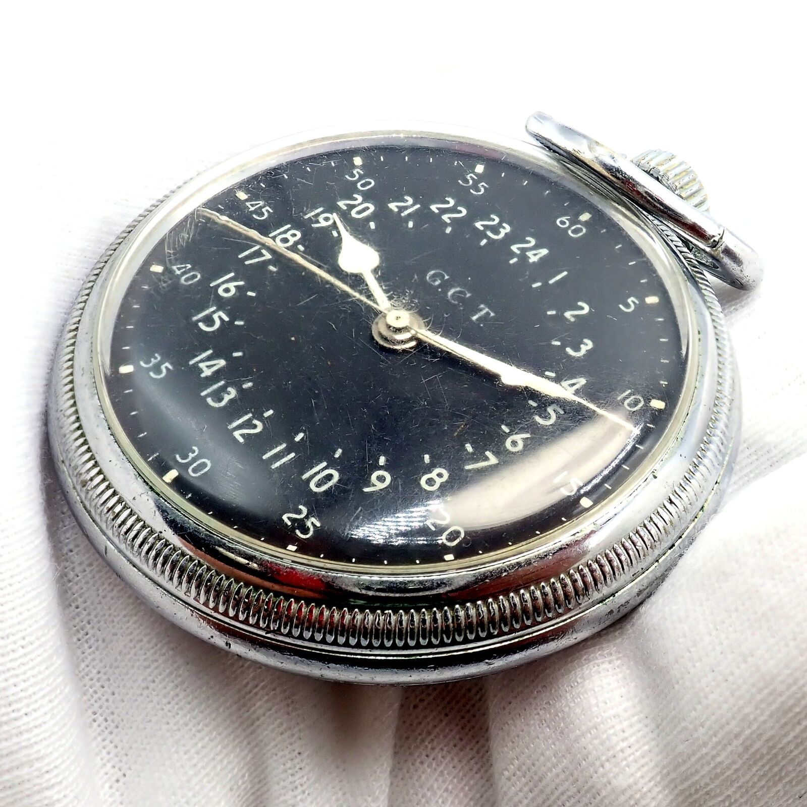 Hamilton GCT Pocket Watch 22 Jewels Dates To 1942 Keeps Exceptional Time 4992B | Fortrove