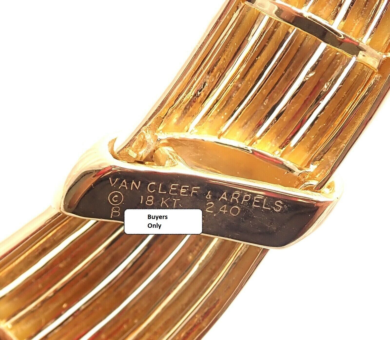 Vintage! Authentic Van Cleef & Arpels 18k Yellow Gold Diamond Choker Necklace | Fortrove