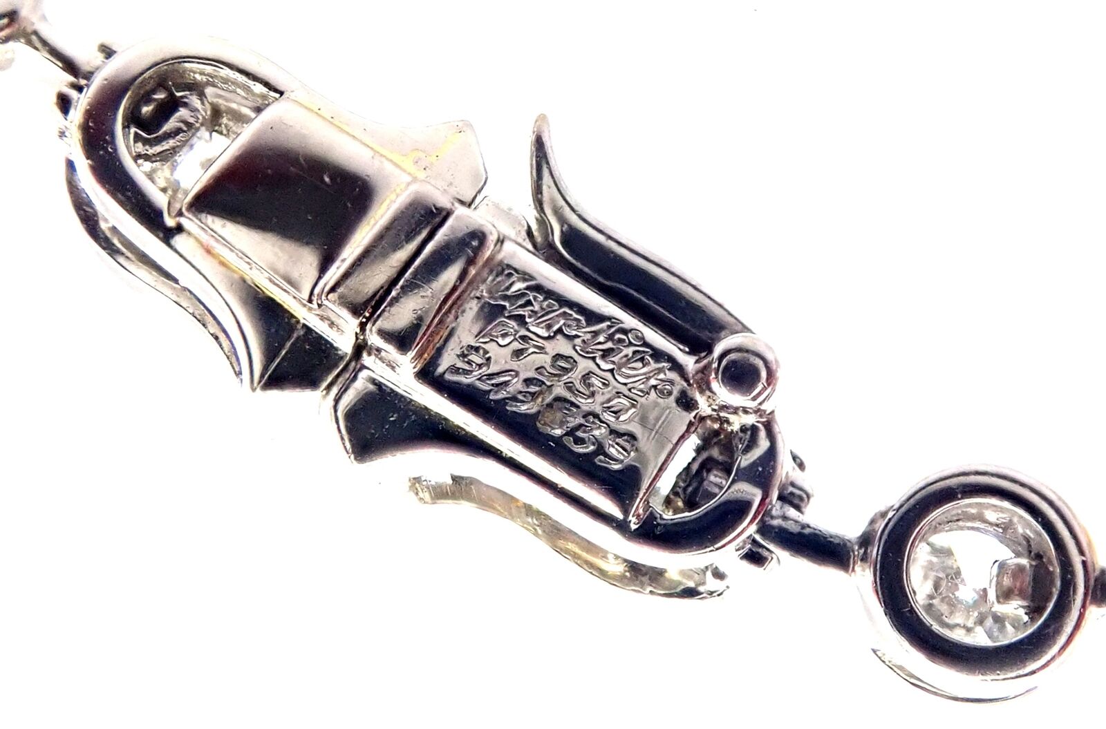 Authentic! Cartier Calin Platinum Diamond Tahitian & South Sea Pearl Necklace | Fortrove