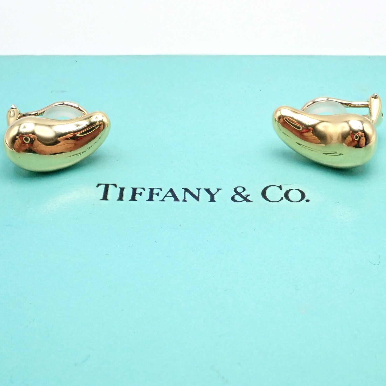 Tiffany & Co. Jewelry & Watches:Fine Jewelry:Earrings Authentic Tiffany & Co Peretti 18k Yellow Gold Large Teardrop Earrings
