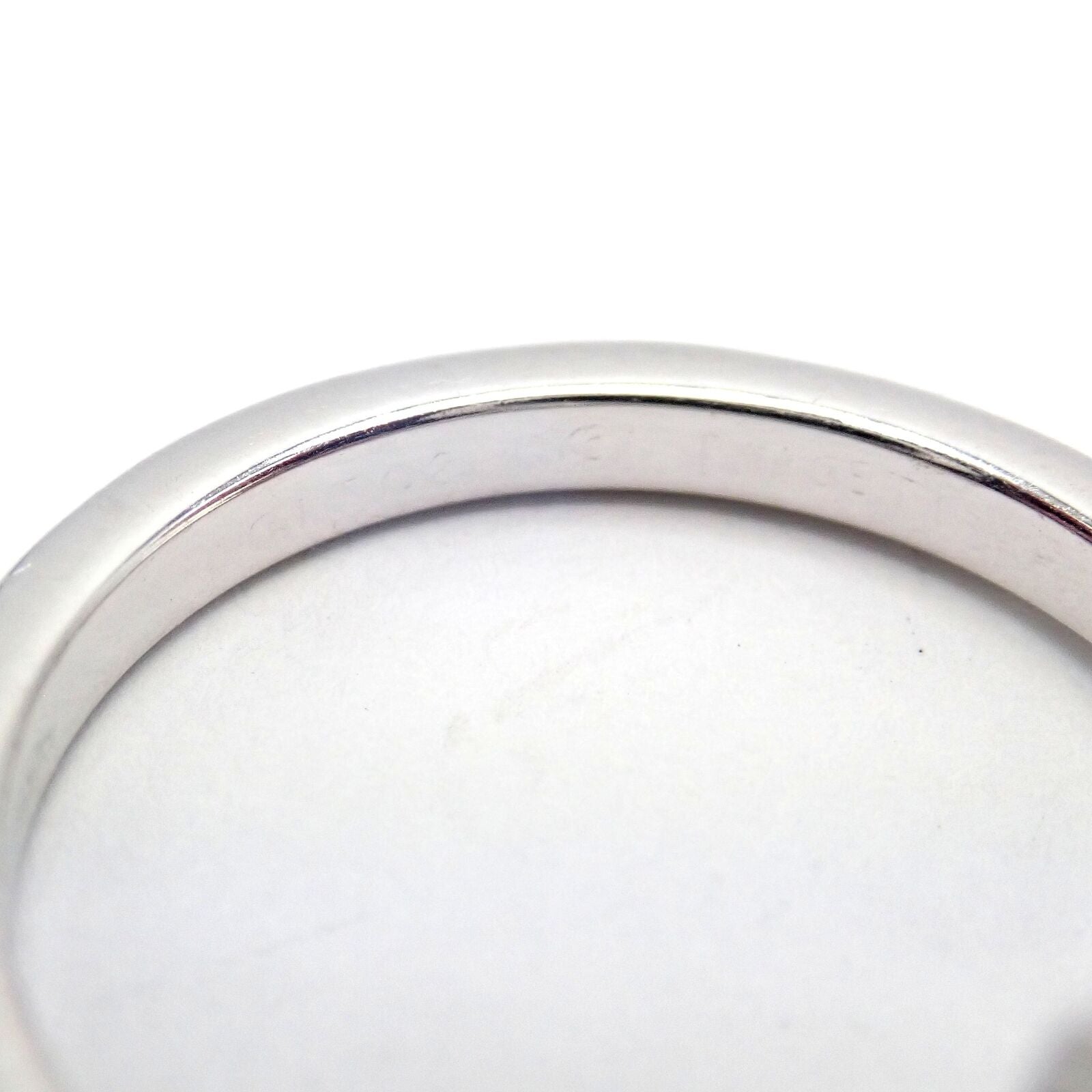 Authentic! Piaget 18k White Gold Diamond Double Band Flower Ring | Fortrove