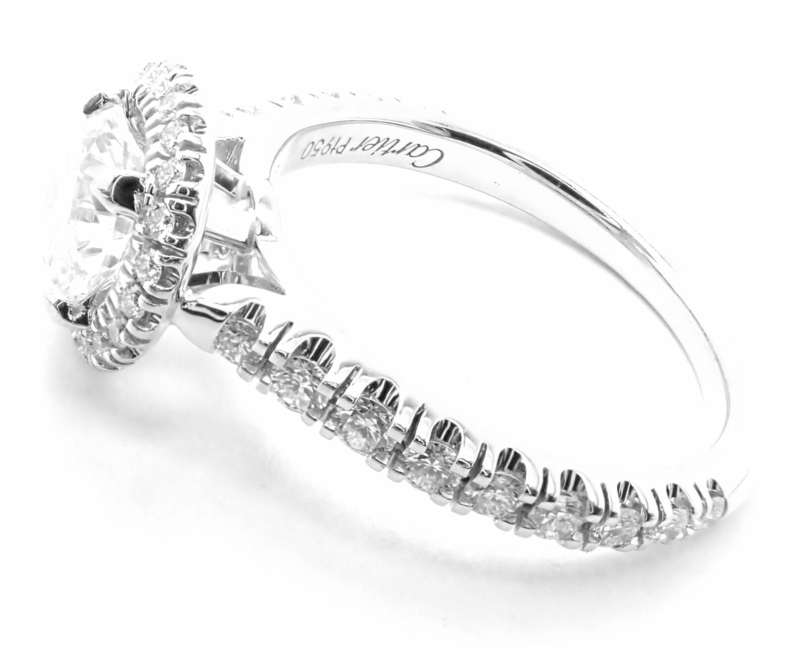 Cartier Jewelry & Watches:Fine Jewelry:Rings Authentic! Cartier Destinee Platinum Diamond Solitaire Engagement Ring GIA