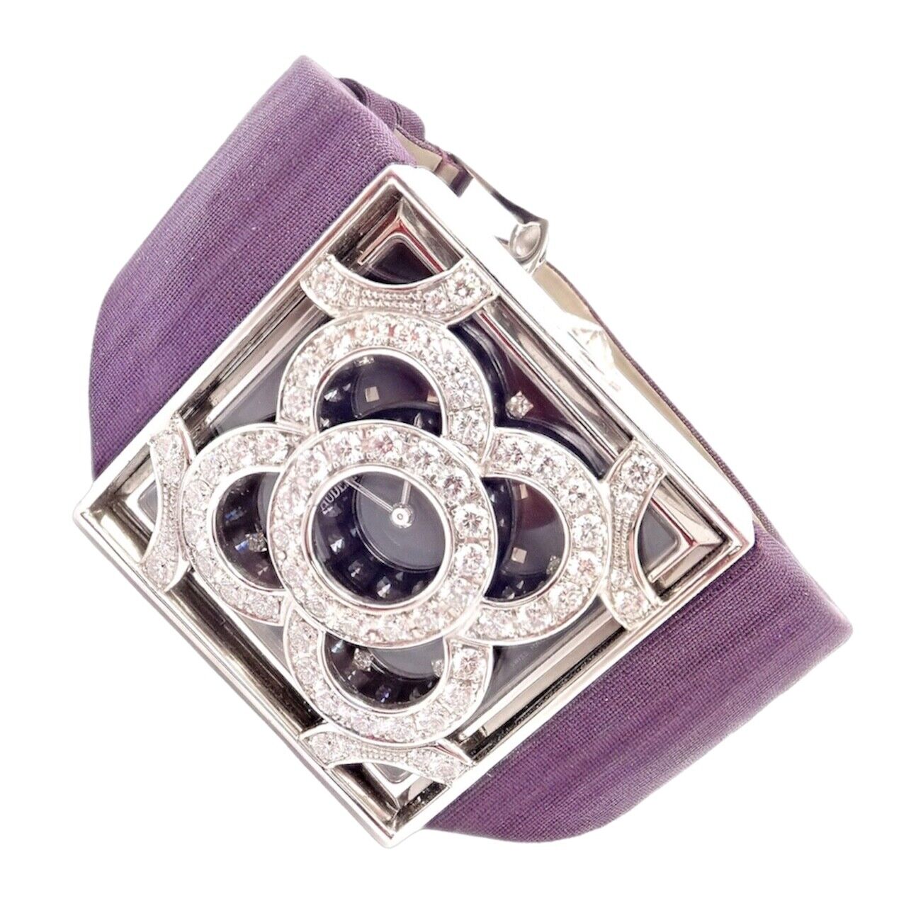 Rare! Authentic Audemars Piguet Danae 18k White Gold Diamond Satin Ladies Watch | Fortrove